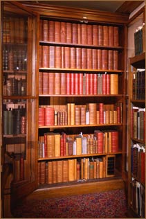 Smithson Library bookcase in the Jewitt Room