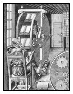 Agostino Ramelli's book wheel, 1588.